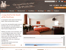Tablet Screenshot of hotelvictoria.nl