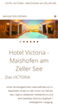 Mobile Screenshot of hotelvictoria.at